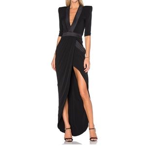ZHIVAGO
Eye Of Horus Plunging V-Neck Wrap Gown size 6